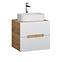 Skrinka Bronx 60 (doska) dub craft-biely,3
