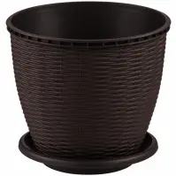 Kvetináč rattan 16L wenge