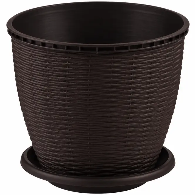 Kvetináč rattan 16L wenge