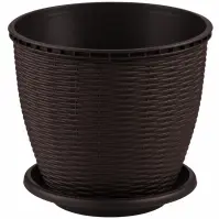 Kvetináč Rattan 2.75 L  wenge