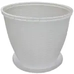 Kvetináč  RATTAN 2,75 L biely