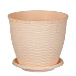 Kvetináč Rattan 9 L béžový