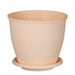 Kvetináč Rattan 9 L béžový