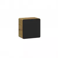 Závesná skrinka Bronx 35 cube dub artisan-čierna matná