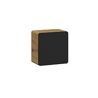 Závesná skrinka Bronx 35 cube dub artisan-čierna matná