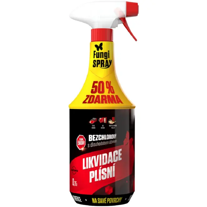 STACHEMA FUNGISPRAY Bezchlórový dezinfekčný prípravok 500 ML+50%