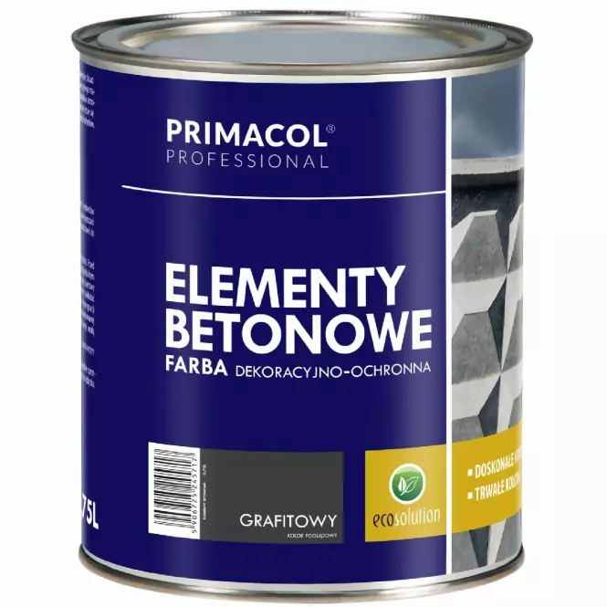 BETONOVÉ PRVKY DEKORATIVNÍ A OCHRANNÁ BARVA GRAPHITE 0.75 L