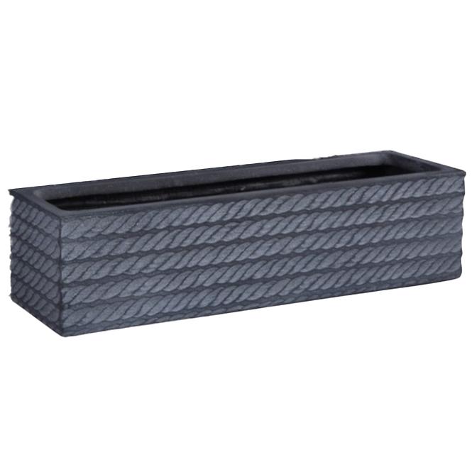 Kvetináč LT24674-3S 58x15x15 P71C čierny 
