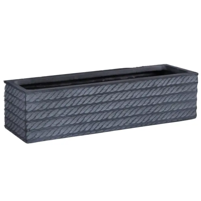 Kvetináč LT24674-3S 58x15x15 P71C čierny