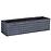 Kvetináč LT24674-3S 58x15x15 P71C čierny
