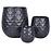 Kvetináč LT14658-3S 44x44x50 P37A tmavosivý