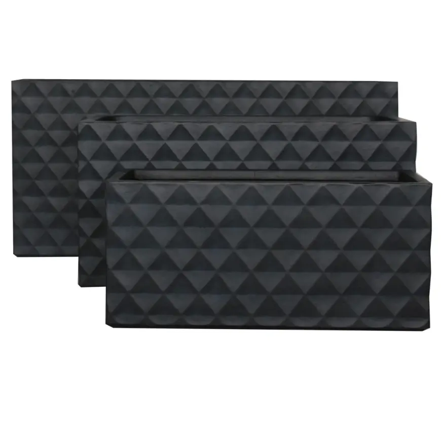 Kvetináč LT24660-3S 50x23x23 P37A tmavosivý