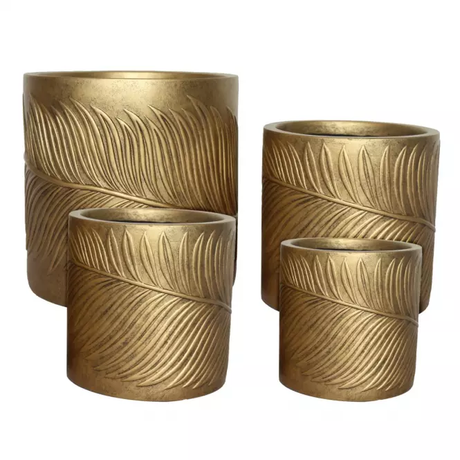 Kvetináč lt14552-4s 24x24x24 p107 zlatý