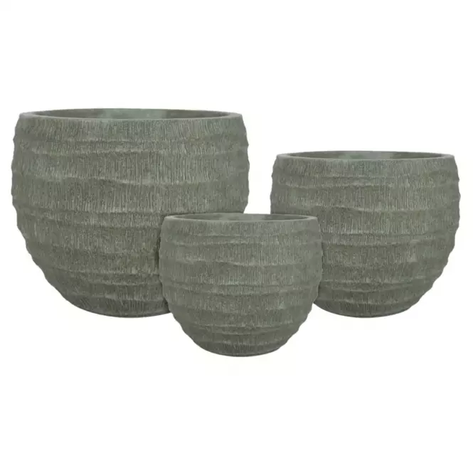 kvetináč  LT14555-3S 37x37x29 zelený P162