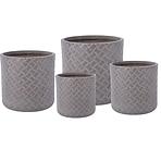 Kvetináč LT14743-4S 36x36x36 taupe P188