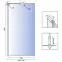 Sprchová stena Walk-in Aero ˝N˝ Rea K3021 110x195 chróm,2
