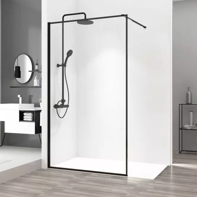 Sprchová stena Walk-in Bler Rea K7630 110x195 black