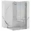 Sprchová stena Walk-in Cortis Rea K7210 100x200 chróm,2