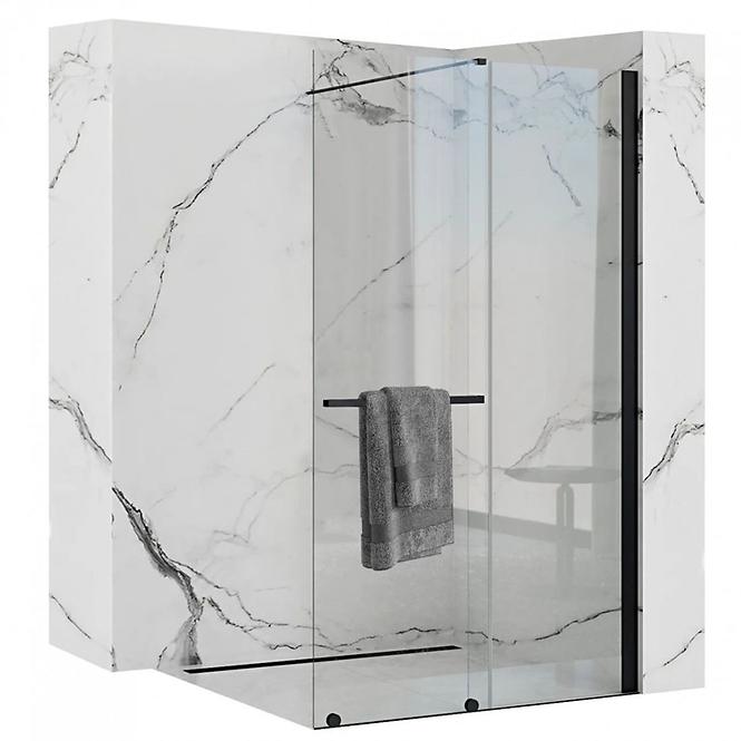 Sprchová stena Walk-in Cortis Rea K8880 120x200 black