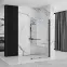 Sprchová stena Walk-in Cortis Rea K7740 100x200 black,5