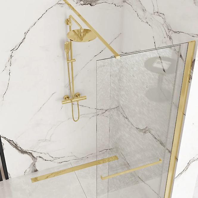 Sprchová stena Walk-in Cortis Rea K8484 100x200 gold