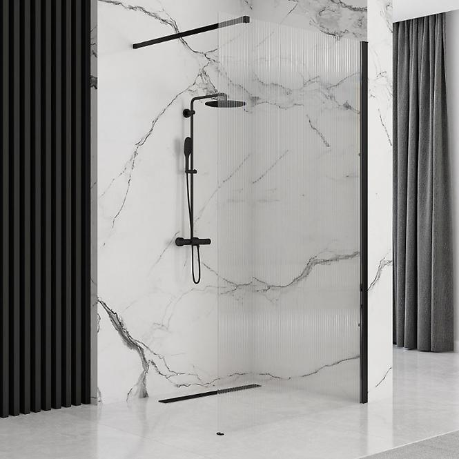 Sprchová stena Walk-in Aero Intimo Rea K4122 120x200 black