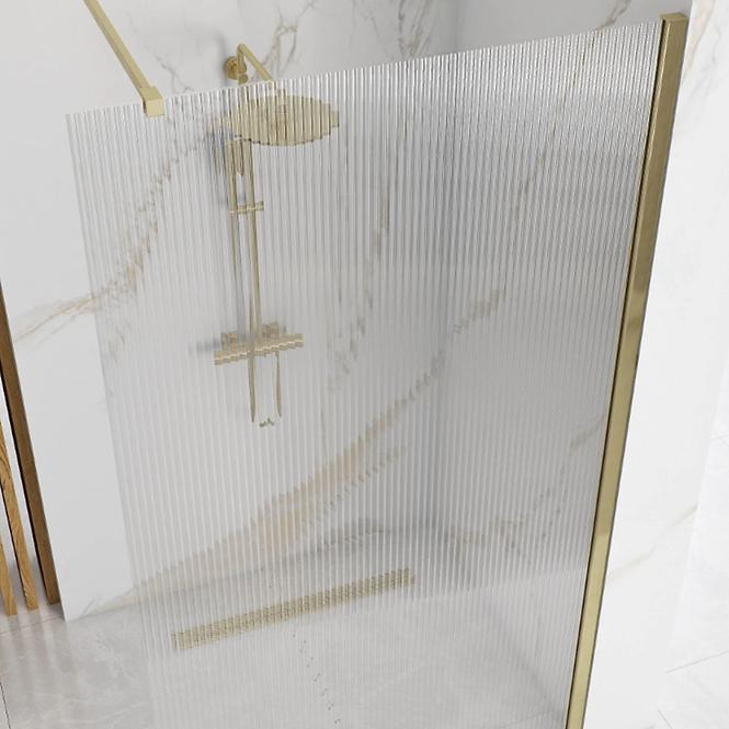 Sprchová stena Walk-in Aero Intimo Rea K4126 100x200 gold brush