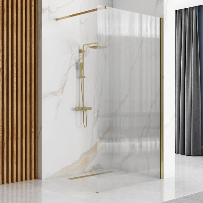 Sprchová stena Walk-in Aero Intimo Rea K4126 100x200 gold brush