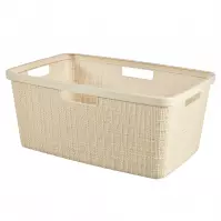 Kôš na bielizeň 46l 245980 krémová