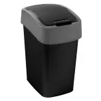 Odpadkový kôš 9l 229418 čierna/strieborná