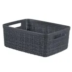 Košík S Jute 245712 tmavošedý 5 L