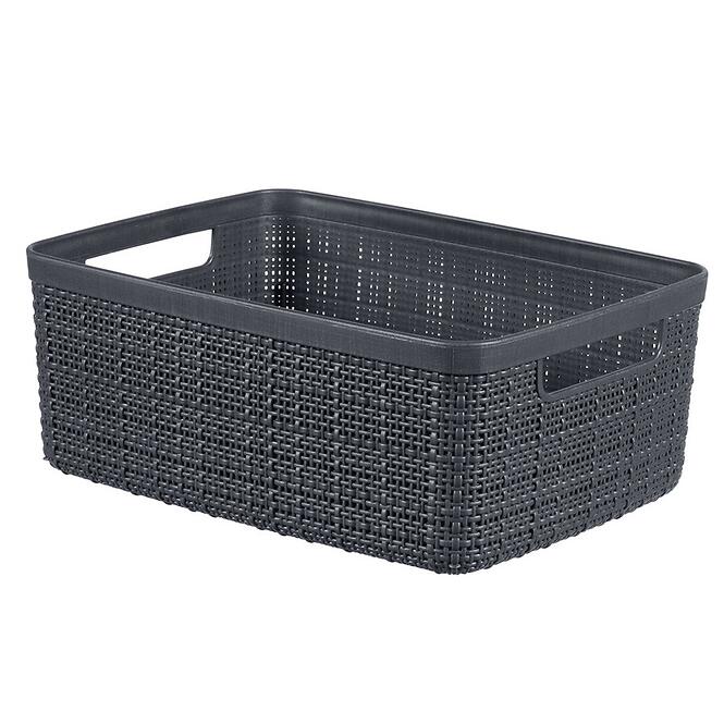 Košík S Jute 245712 tmavošedý 5 L