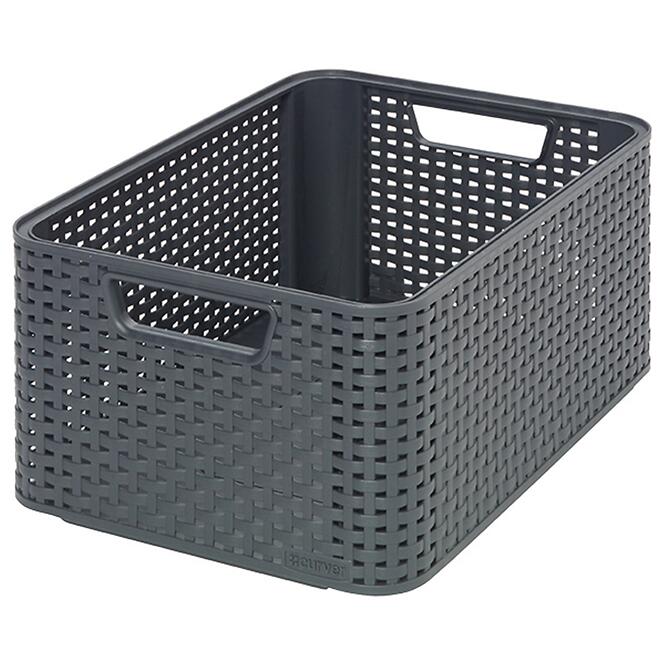 Košík M Style 18l 205846 tmavosivý