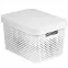 Plastový úložný box s vekom  Infinity 17l 229153 biely