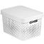 Plastový úložný box s vekom  Infinity 17l 229153 biely