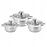 Komplet hrncov 6 ks (1,1 l, 1,7 l, 2,4 l)