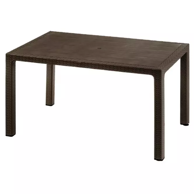 Plastový stôl Infinitty hnedý