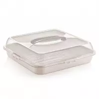Dóza štvorcová na koláče Dunya 44,5x30x9,5 cm Katex