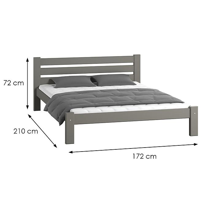 Posteľ  Adek 160 sivá
