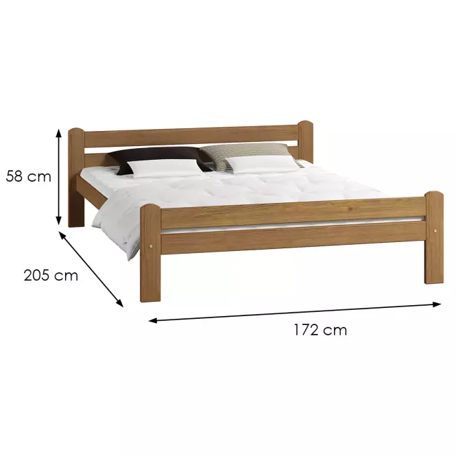 Posteľ  Dorota 160 dub