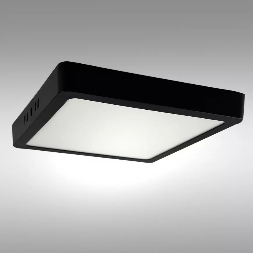 Stropné svietidlo LED BLOCK 24W 4200K štvorec antracit