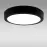 Stropnica LED  RING 18W 4200K okrúhla antracit