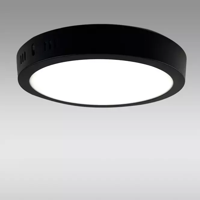 Stropnica LED RING 24W 4200K okrúhla antracit