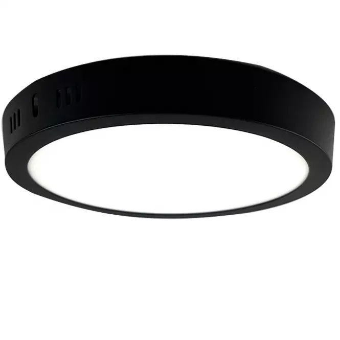 Stropnica LED RING 24W 4200K okrúhla antracit