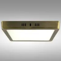 Stropné svietidlo LED BLOCK 18W 4200K štvorec satén