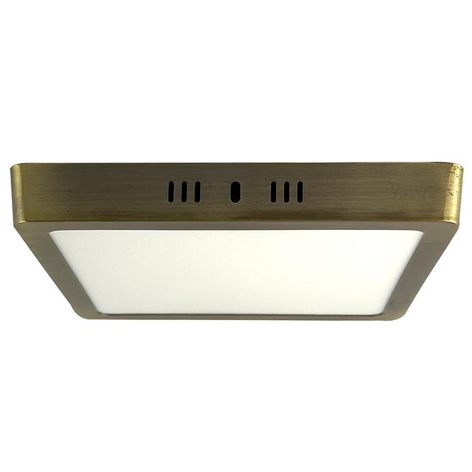 Stropnica LED BLOCK 24W 4200K štvorec satén
