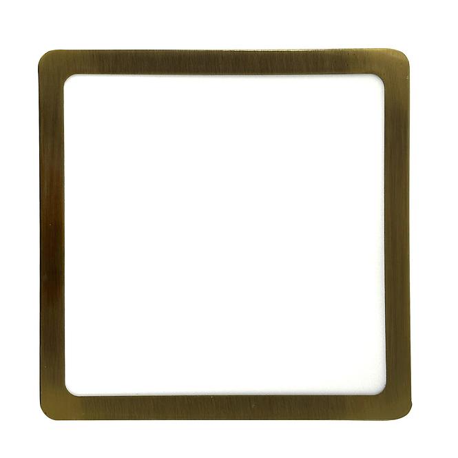 Stropnica LED BLOCK 24W 4200K štvorec satén