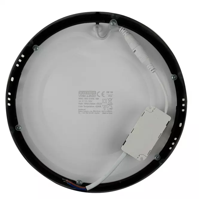 Stropnica  LED RING 18W 4200K okrúhla satén,5