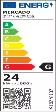 Stropnica LED RING 24W 4200K okrúhla satén,5