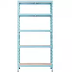 Kovový regál RNDU30-5 modrý 180x90x30cm -5 políc/175kg